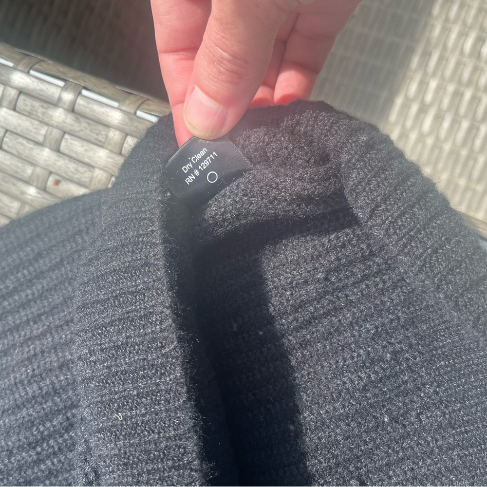 Jenni Kayne Cashmere Cocoon Cardigan Black XXS - Picture 5 of 5